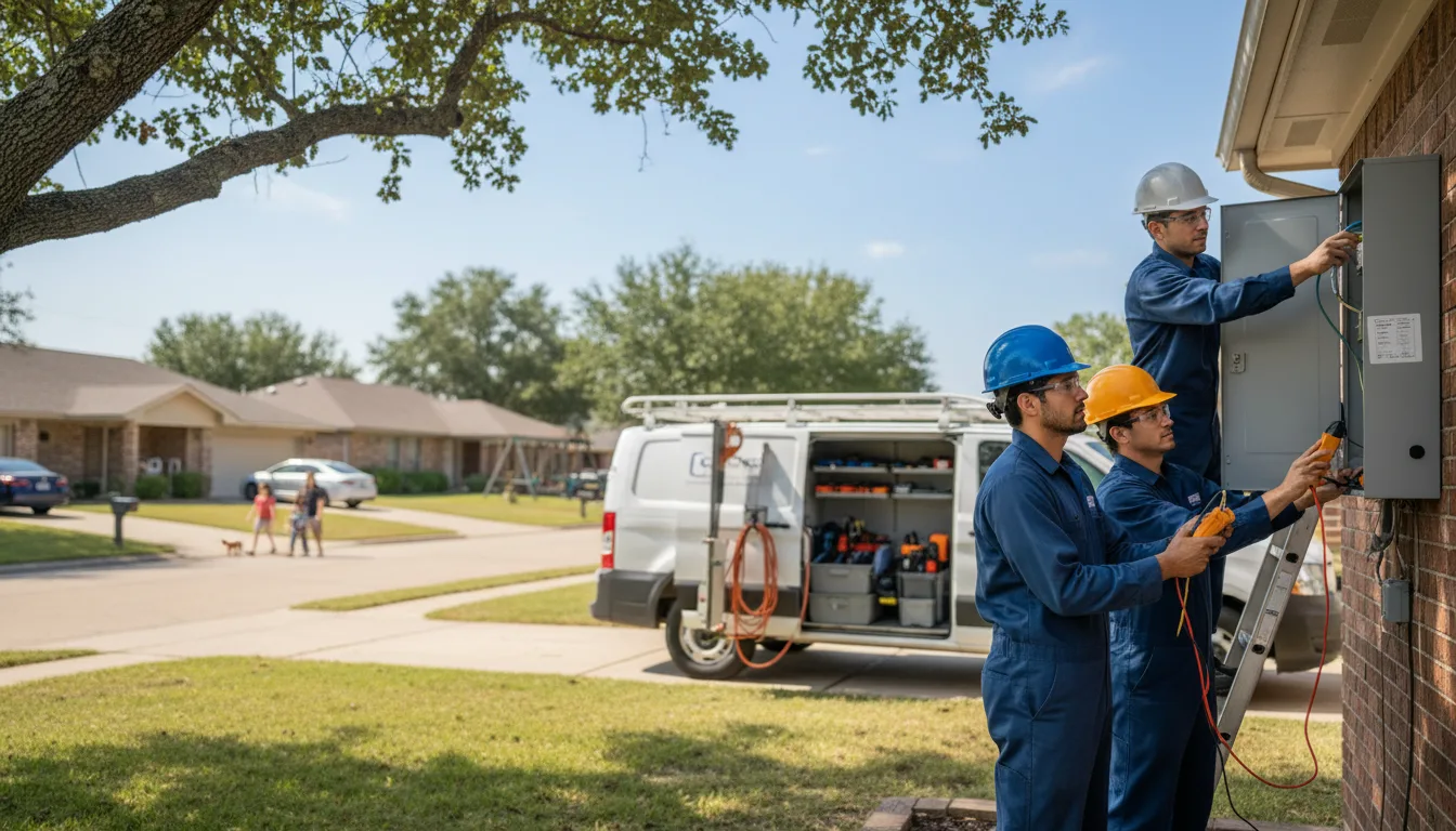 Certified electrician providing emergency electrical services in West Point, AR